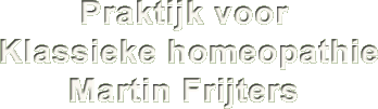 Praktijk voor klassieke homeopathie